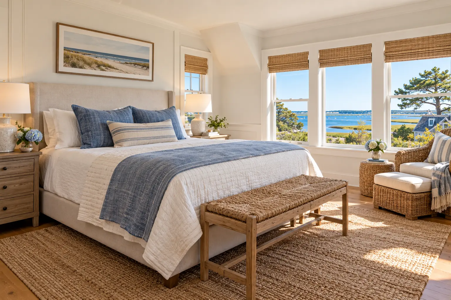 Harbor light house: the main bedroom