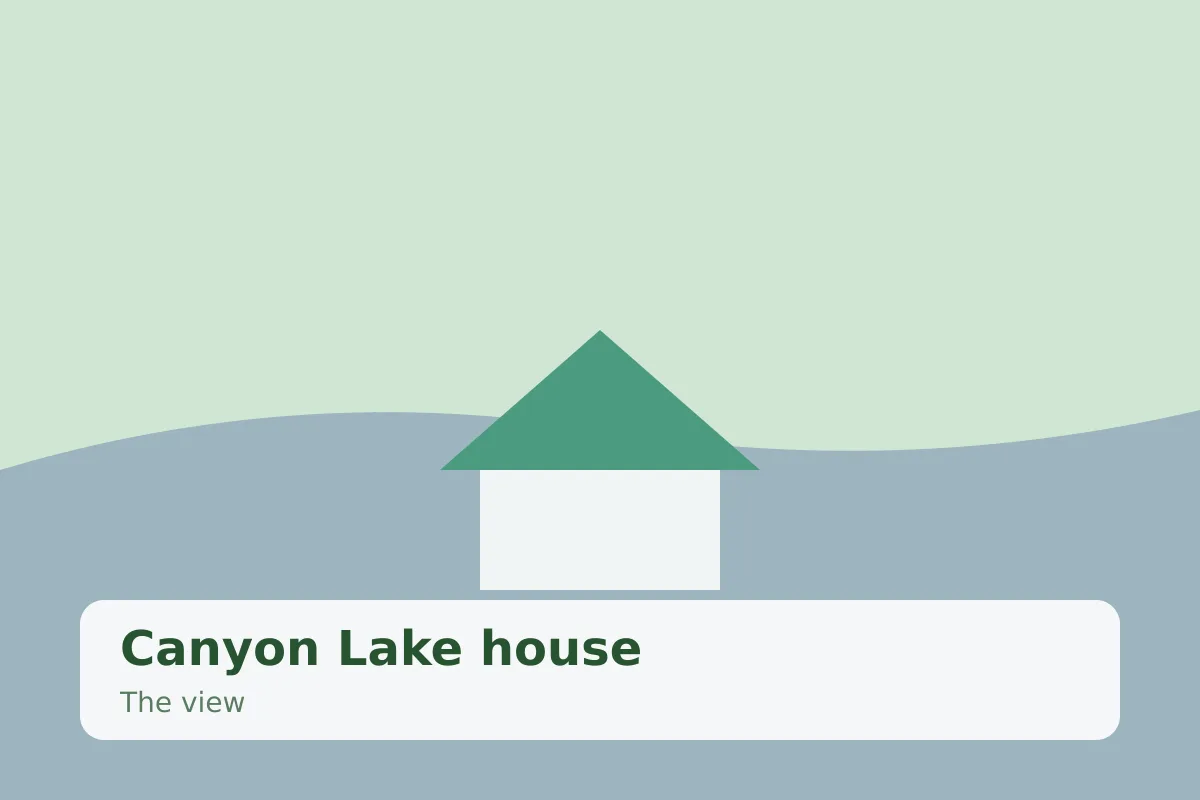 Canyon Lake house