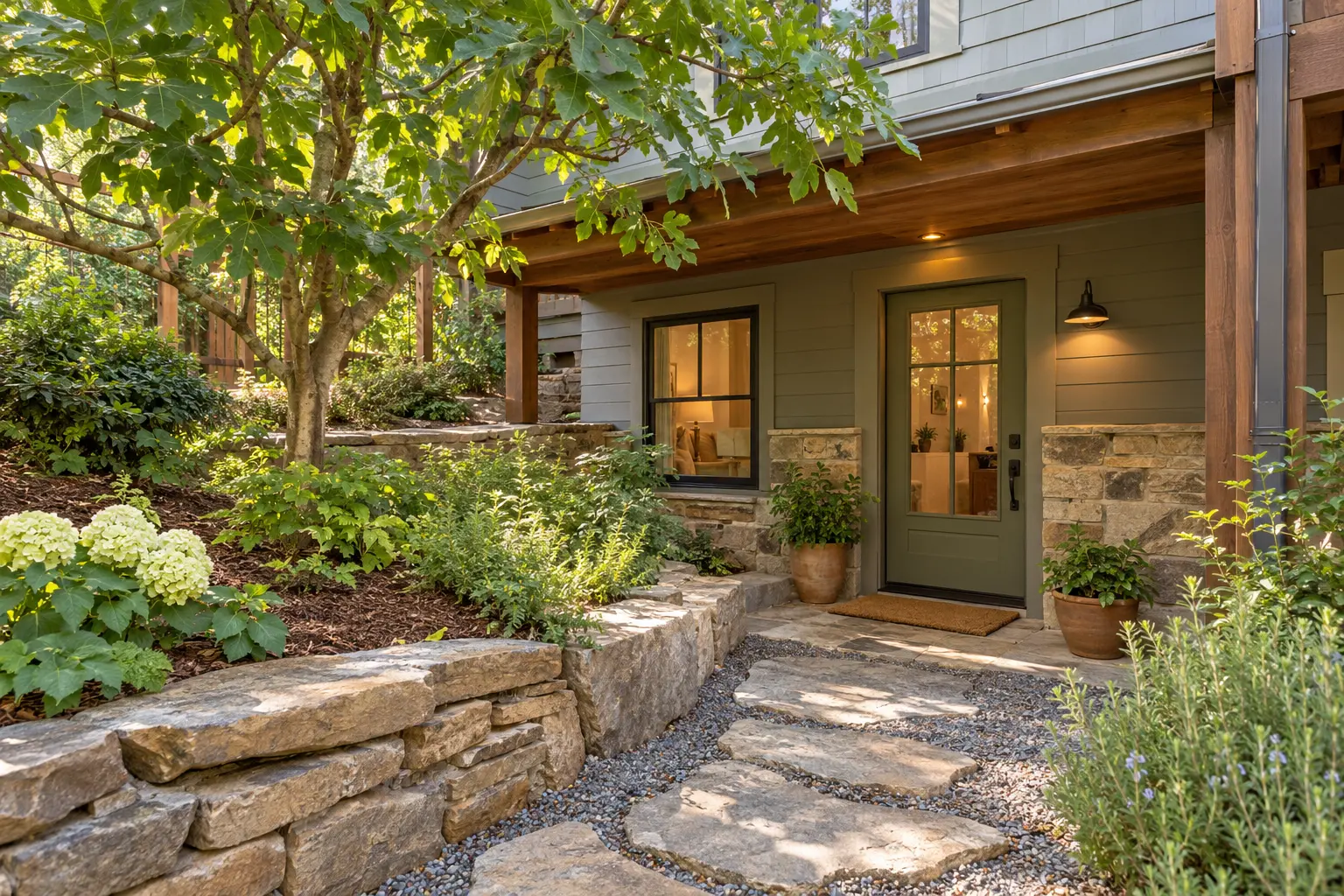 Garden guest suite in West Asheville