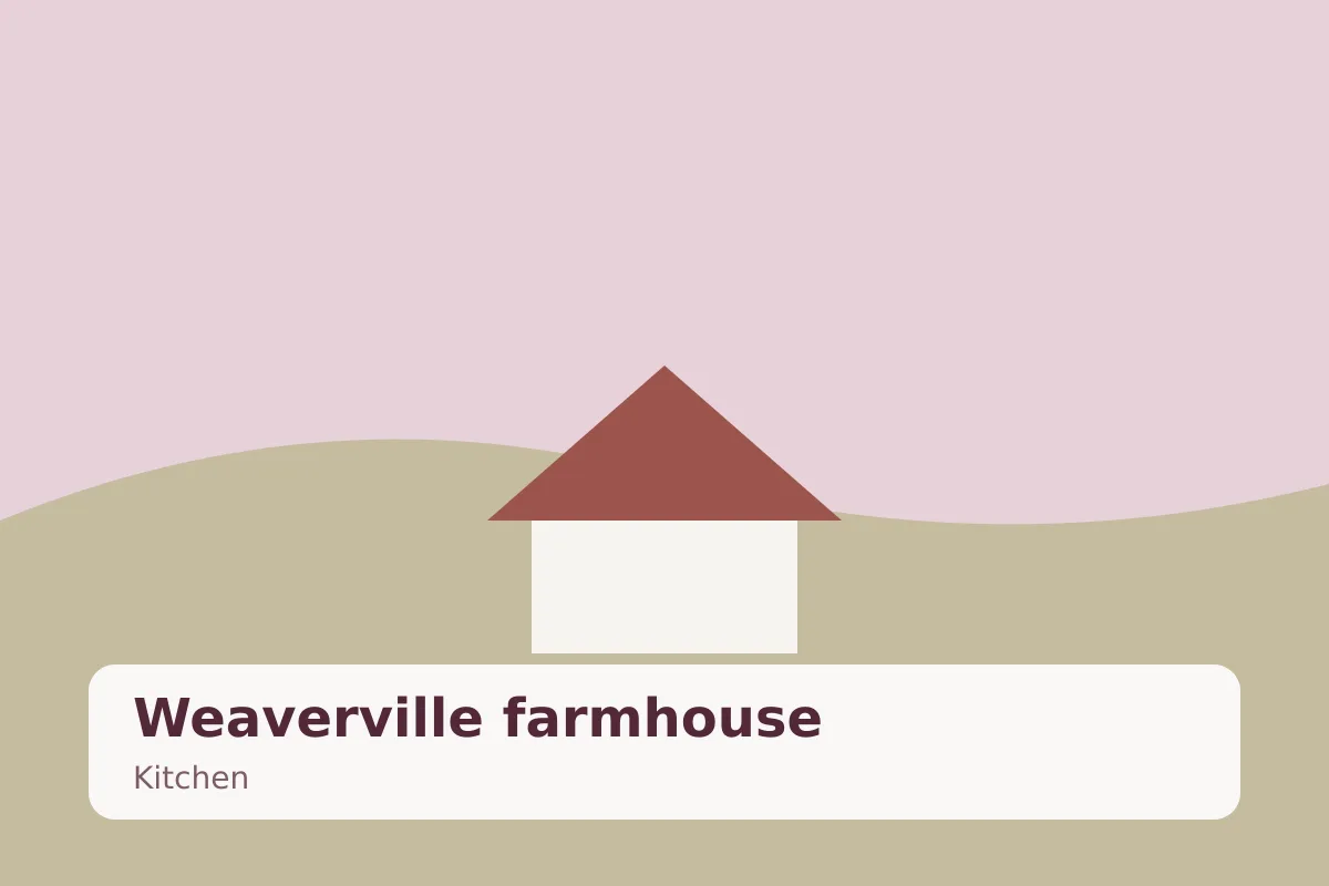 Weaverville farmhouse — kitchen