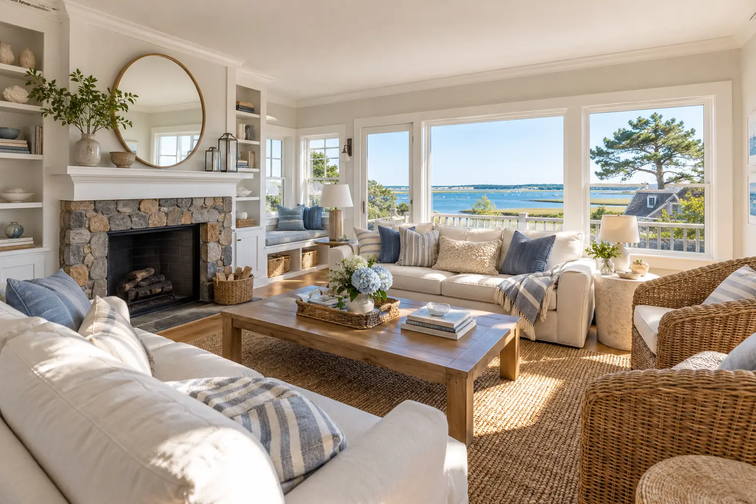 Harbor light house: the living area