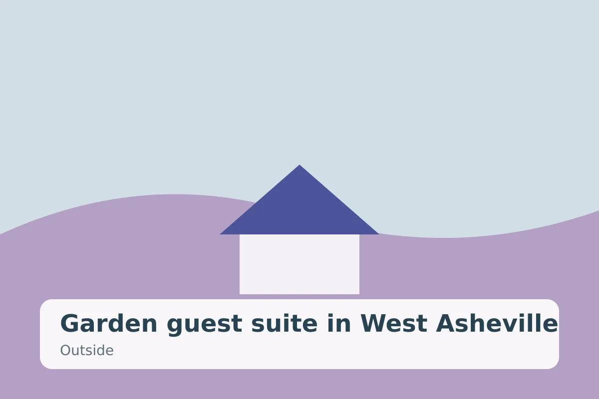 Garden guest suite in West Asheville — outside