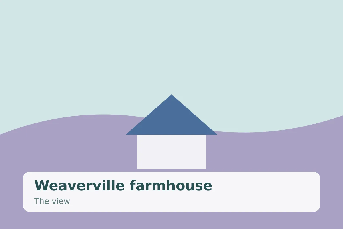 Weaverville farmhouse
