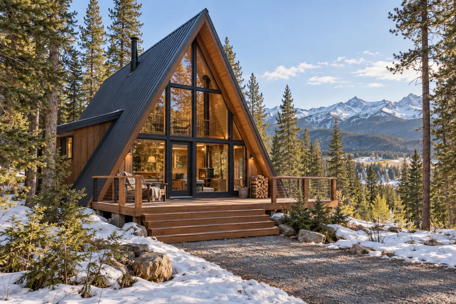 Ousel Falls A-frame