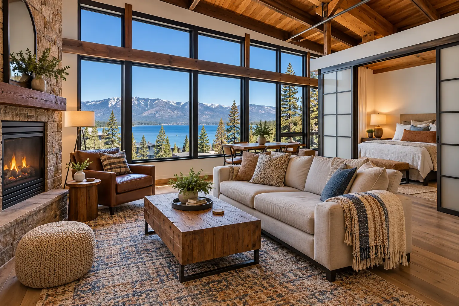Lakeview loft near Heavenly