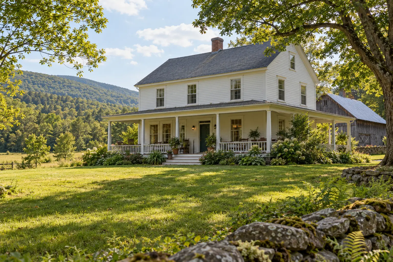 Delaware County farmhouse