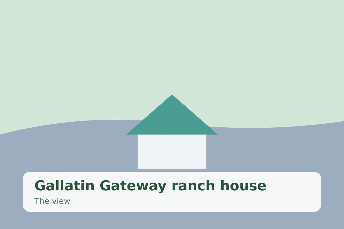 Gallatin Gateway ranch house