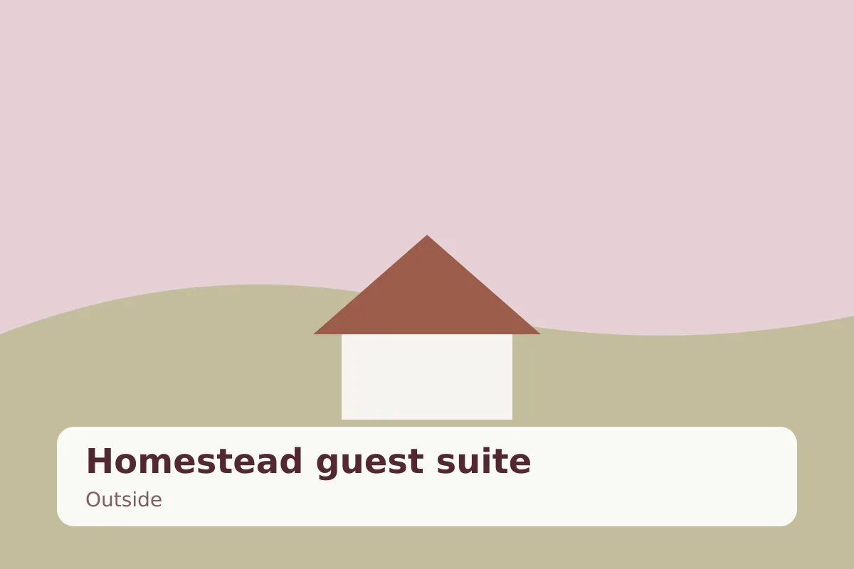 Homestead guest suite — outside