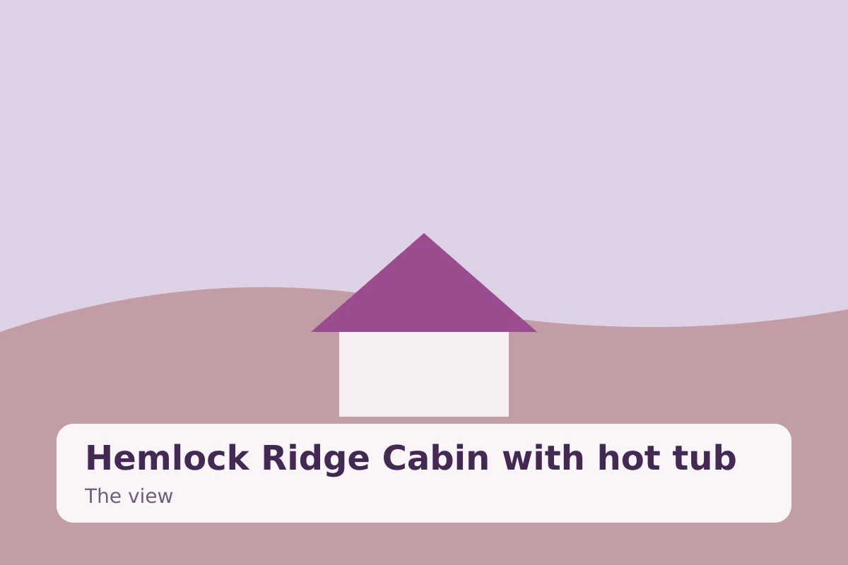 Hemlock Ridge Cabin with hot tub