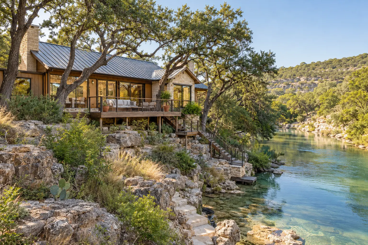 Blanco River house