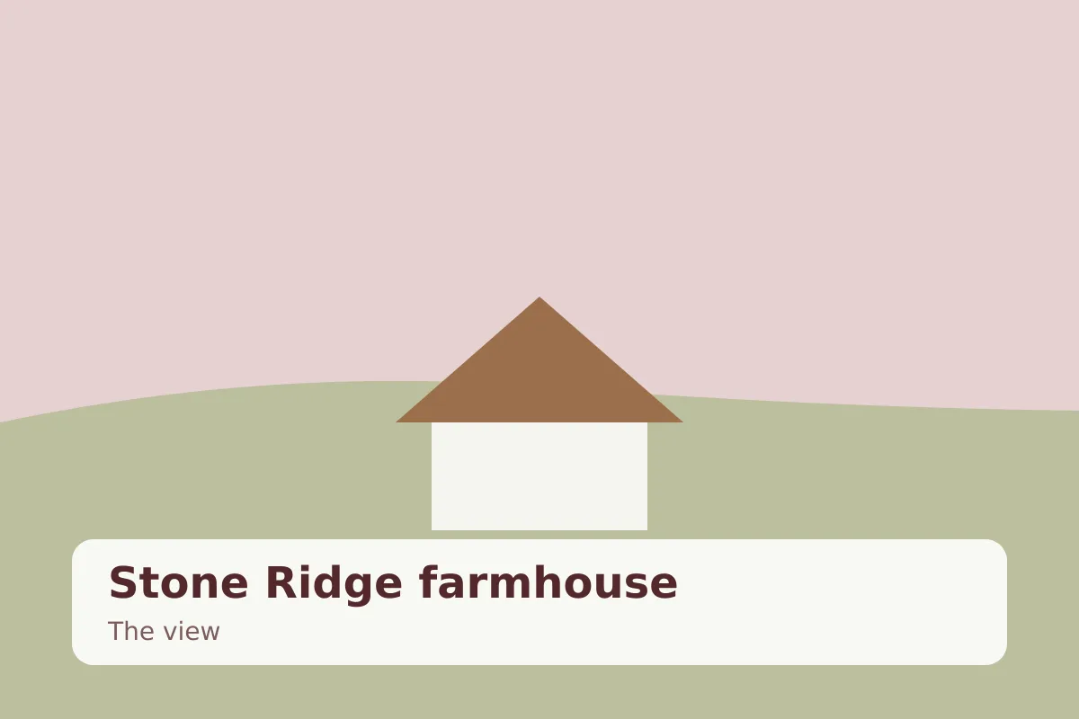 Stone Ridge farmhouse