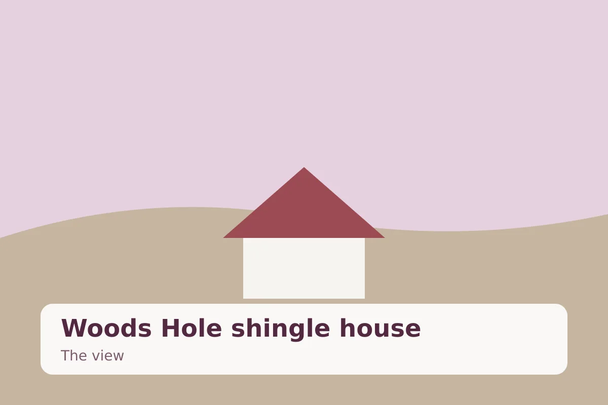 Woods Hole shingle house
